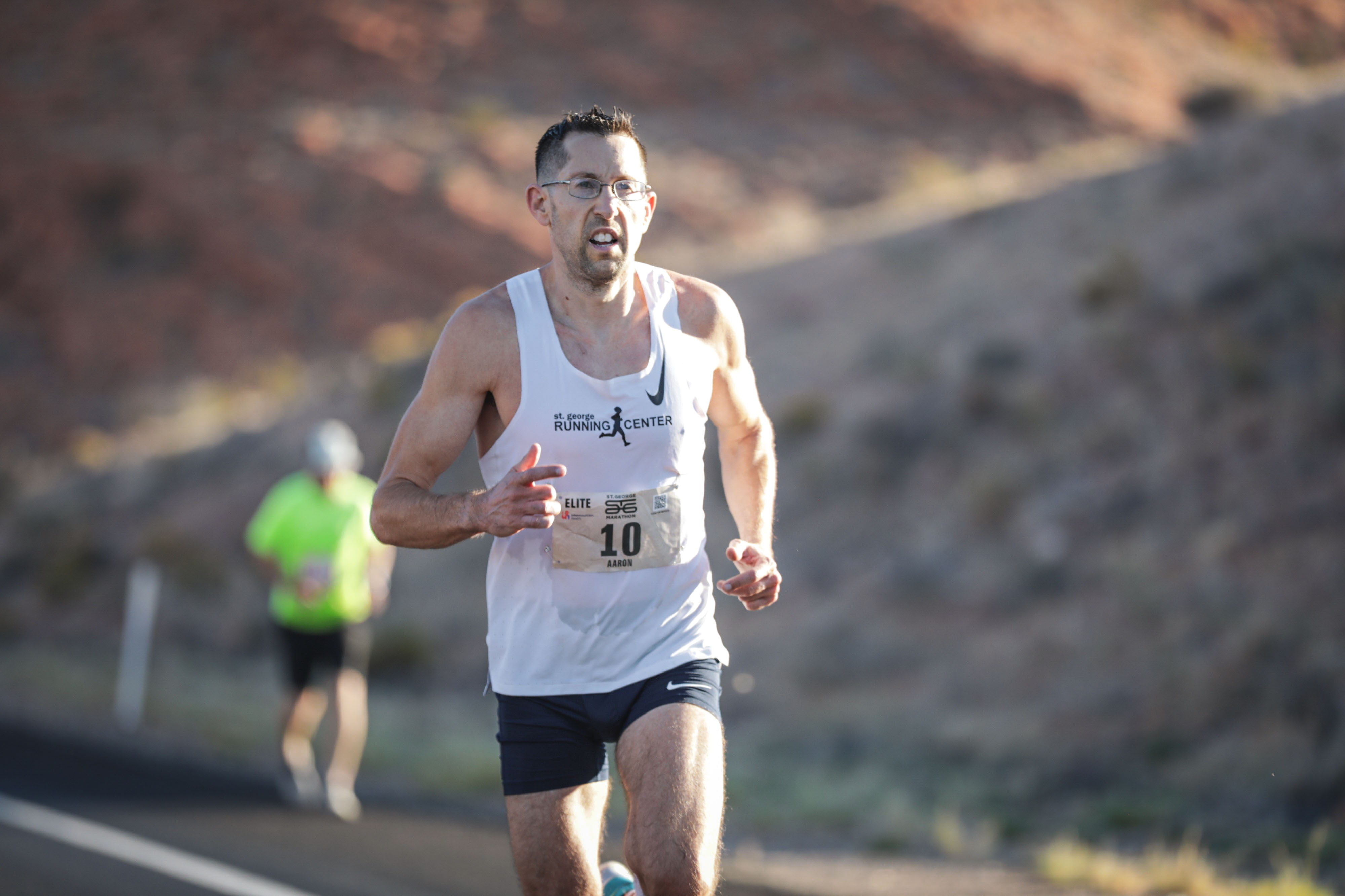 Aaron Metler, 41, was chosen by Boston Marathon officials to run with the pros at the 130th annual Boston Marathon. He was one of eight internationally selected in his age group after running a time of 2:19.48 at the 2025 St. George Marathon.