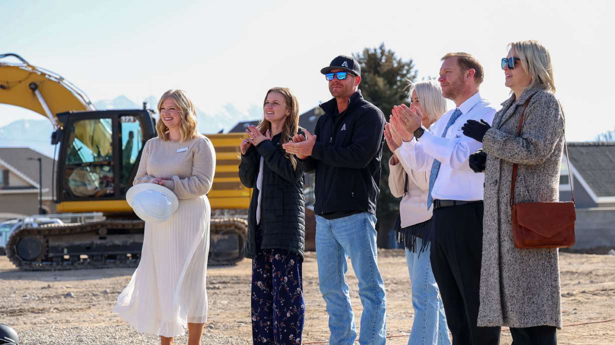 Ground was broken on Levata, the first building designed to be a postpartum retreat for women and their new babies, in Lehi on Wednesday.