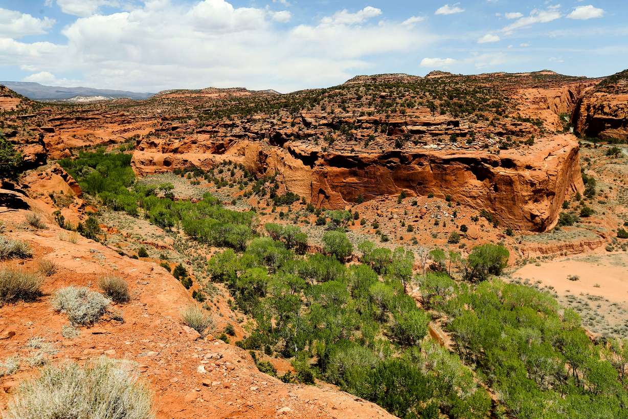 A section of the Grand Staircase-Escalante National Monument is pictured on May 14, 2021.