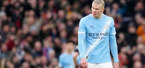Erling Haaland left out by Man City amid scoring drought
