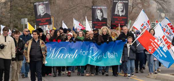 Advocates rally at Utah Capitol as abortion case nears oral arguments