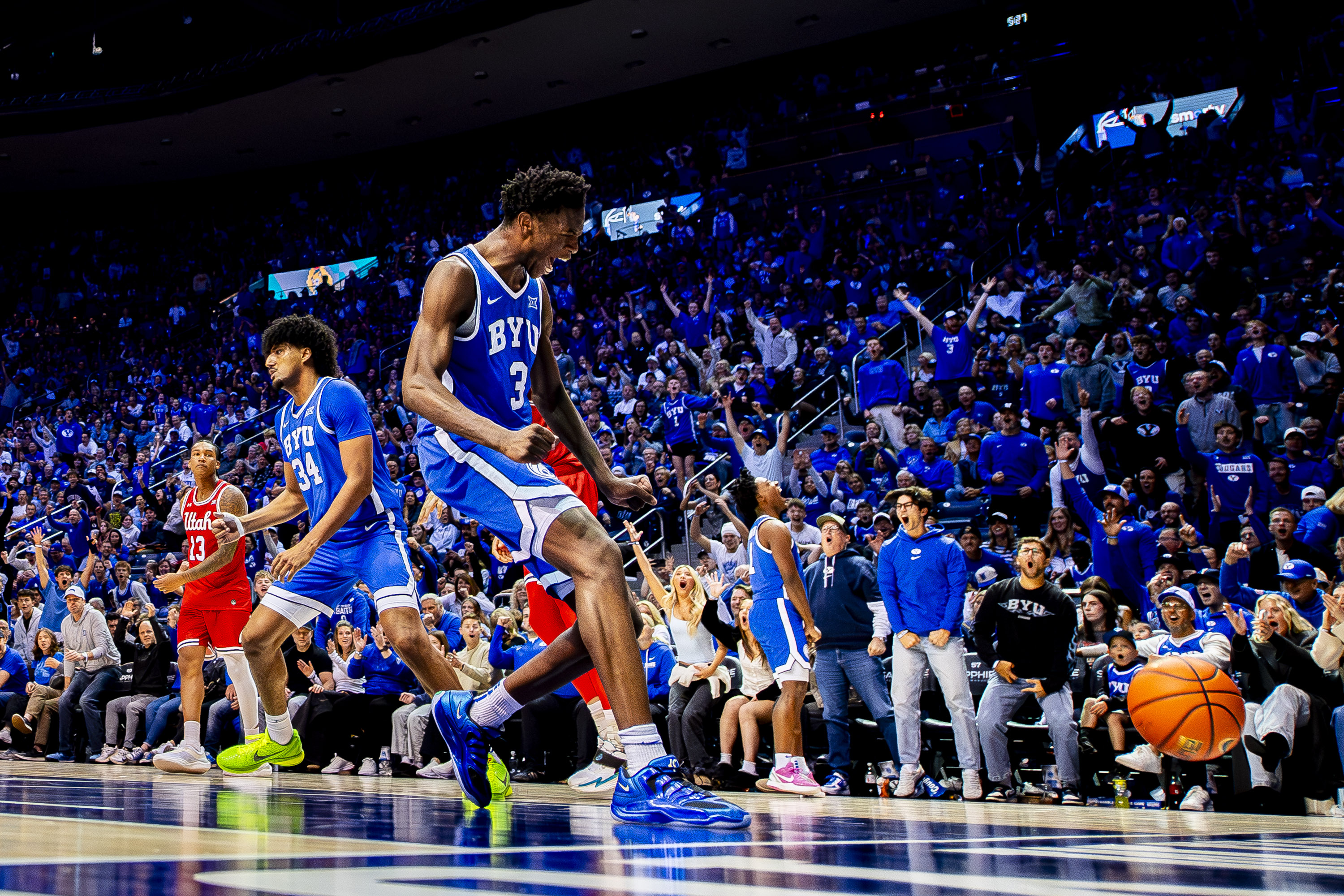 AJ Dybantsa sets BYU freshman record as No. 13 Cougars sweep season series with Utes