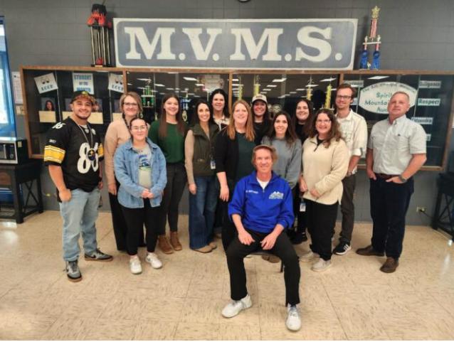 Current staff members who were previous students of Alan Southern’s at Mountain View Middle School.