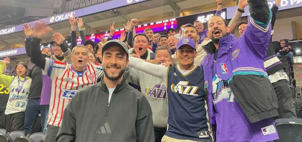 'The same passion': Hardcore South American Jazz fans travel to Utah to see team