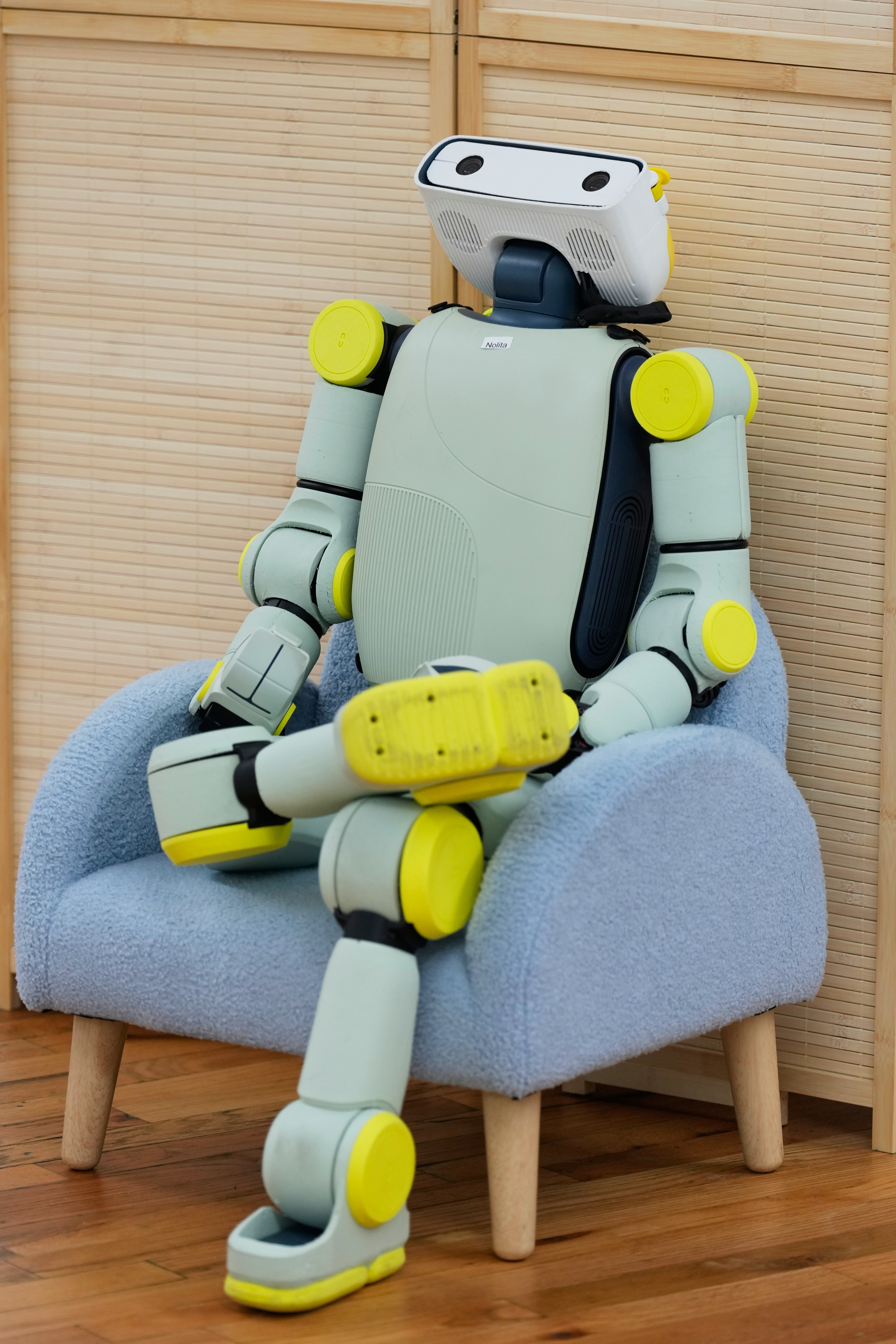 Fauna Robotics' new robot, called Spout, is seen at their offices in New York, Wednesday, Jan. 14.