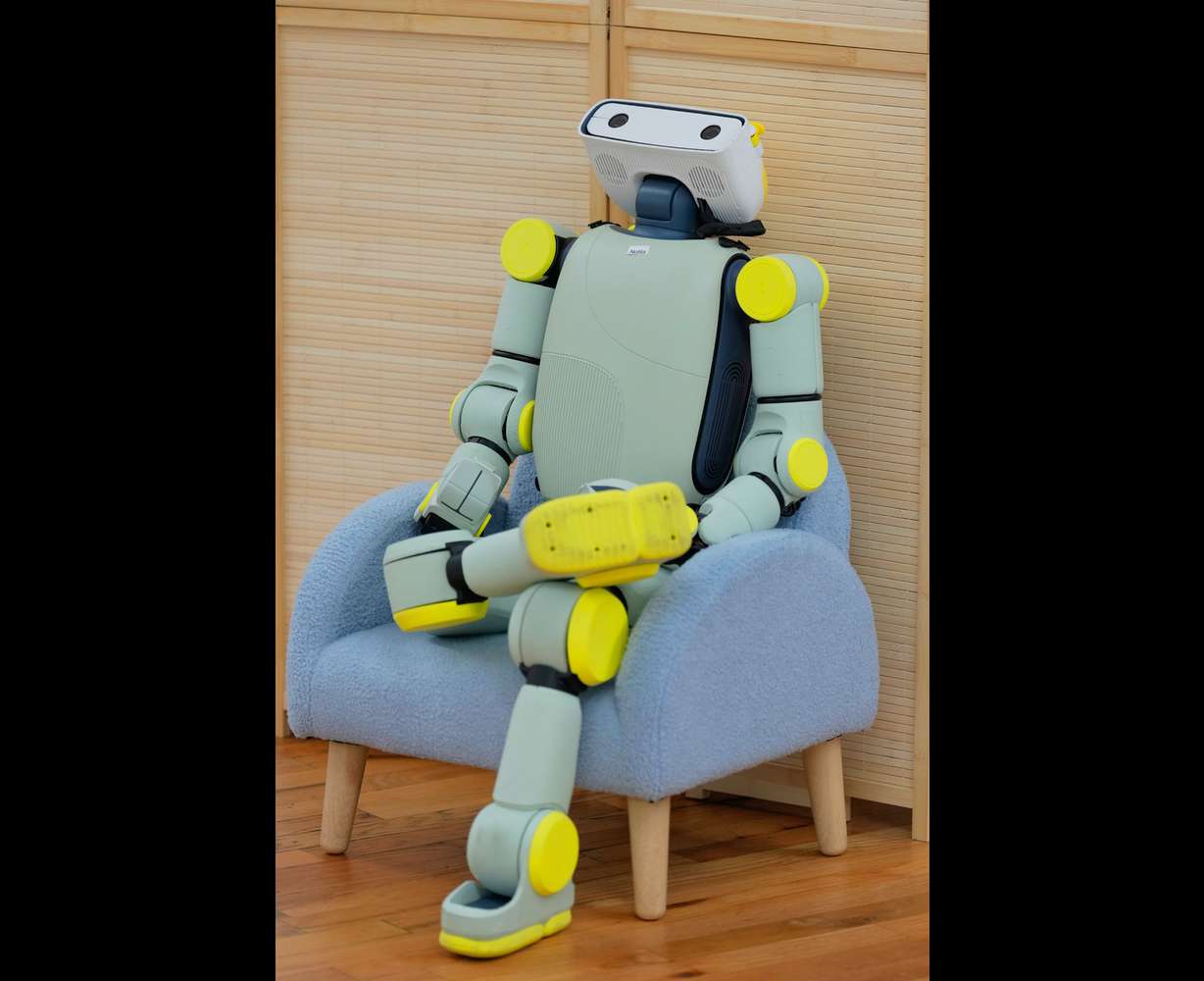 Fauna Robotics' new robot, called Spout, is seen at their offices in New York, Wednesday, Jan. 14.