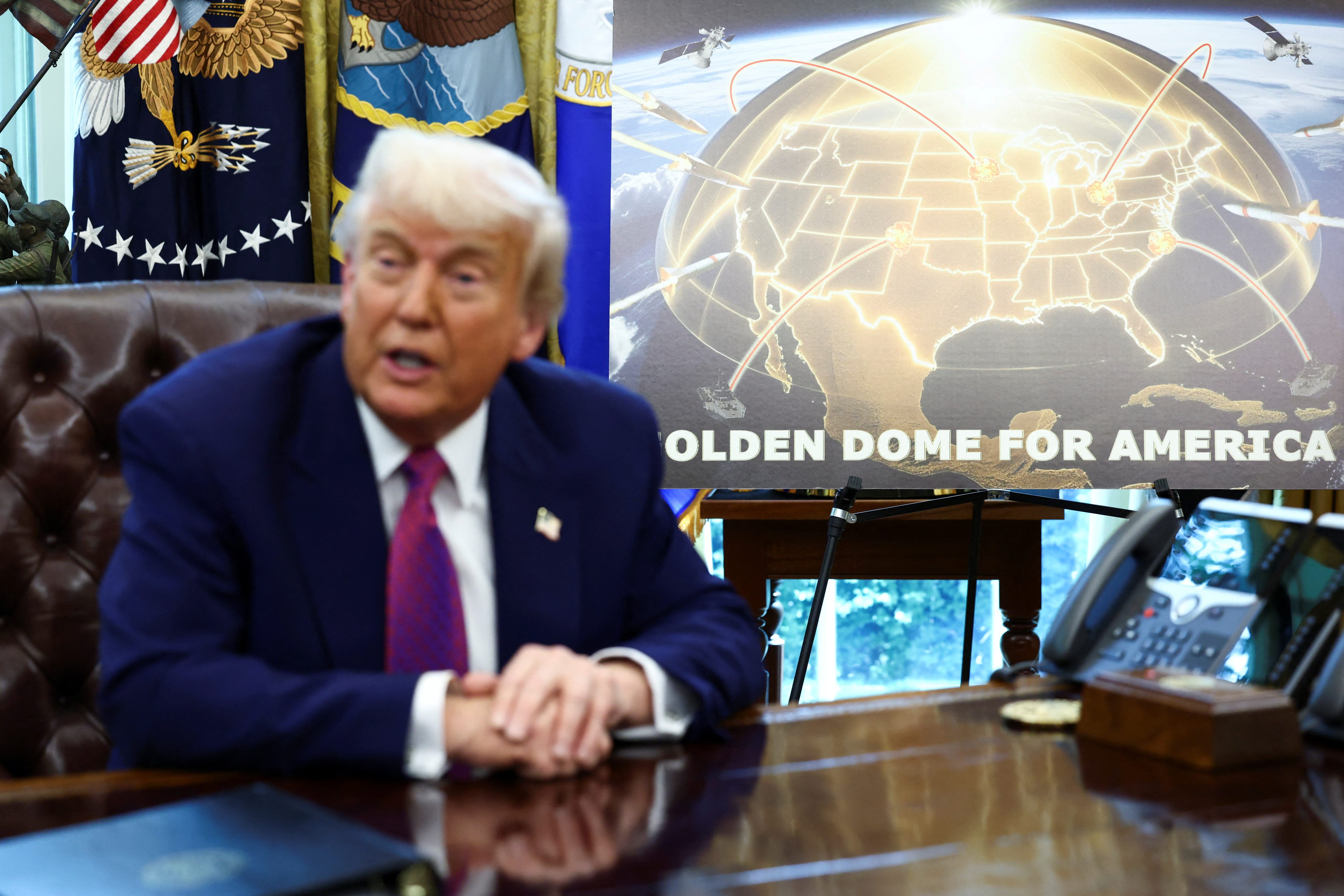 Trump's Golden Dome missile shield marks one year with little progress