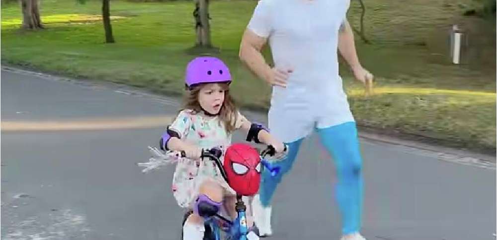 Have You Seen This? Girl's first bike ride inspires joyous reaction