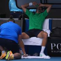 'I was lucky' says Djokovic after setting up Australian Open semifinal against Sinner