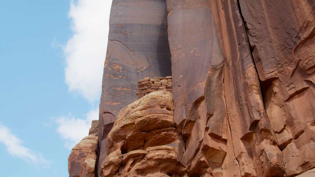 Native American rock art at Indian Creek.