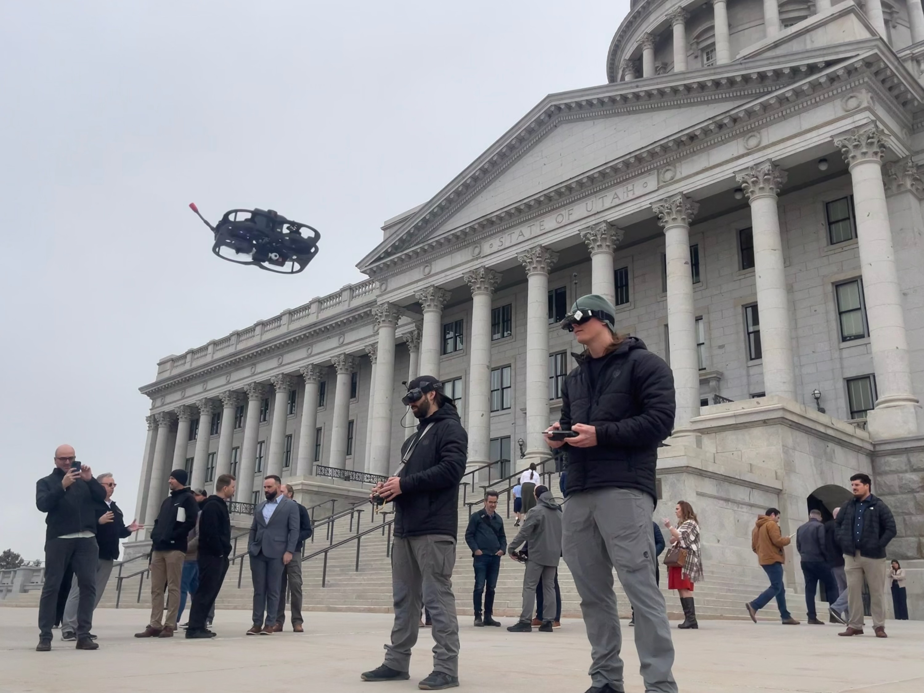 Drone demo wows as 47G aerospace shows off on defense day at Utah Capitol