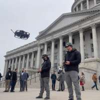 Drone demo wows as 47G aerospace shows off on defense day at Utah Capitol