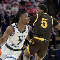 The big impact of Utah State's 6-foot-1 guard Kolby King