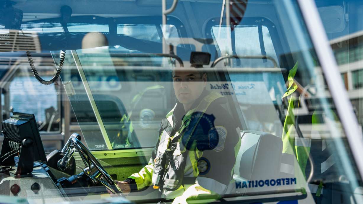 Metropolitan Police Department diver Robert Varga poses for a portrait, Thursday, Jan. 22, 2026, in Washington.