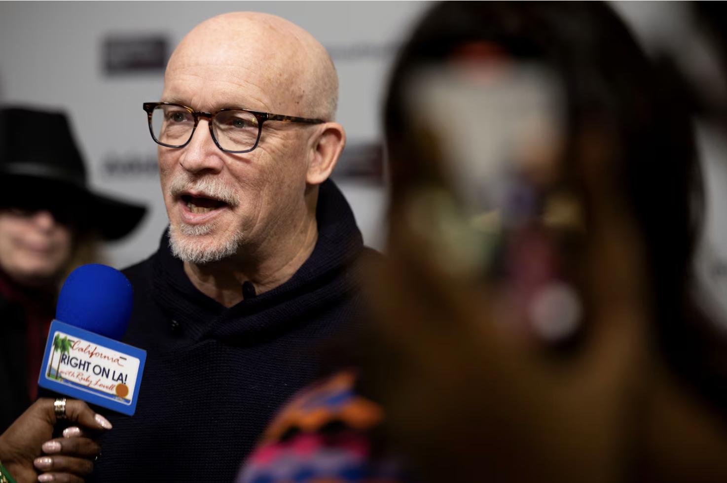 Director Alex Gibney attends the 2026 Sundance premiere of “Knife: The Attempted Murder of Salman Rushdie” at the Ray Theatre in Park City on Sunday.