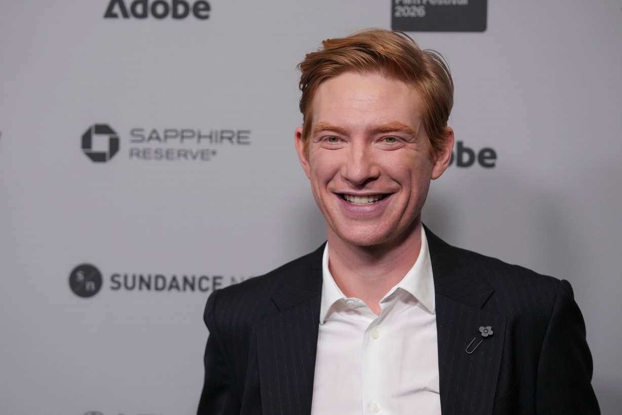 Domhnall Gleeson attends the premiere of "The Incomer" during the Sundance Film Festival on Jan. 22, at The Ray Theatre in Park City, Utah.