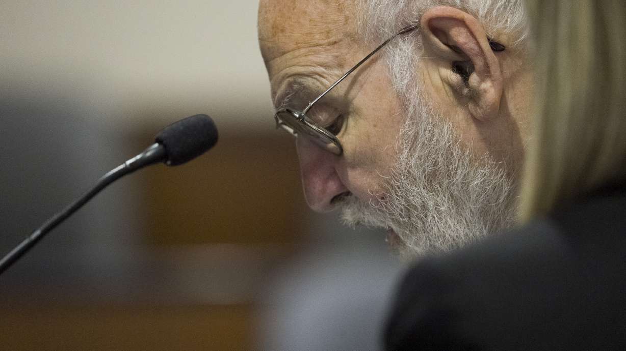 George Zinn appears in court Thursday. He falsely claimed he shot Charlie Kirk right after Kirk was shot and killed at Utah Valley University and was sentenced to prison for obstructing justice and sexual exploitation of a minor.