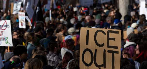 2 charged with assaulting police during ICE protest in Salt Lake City