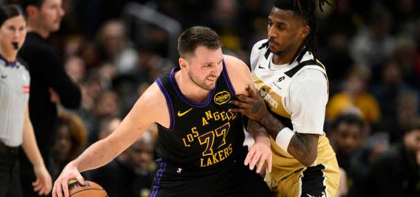 Luka Doncic has a triple-double (26 points, 11 assists, 10 rebounds) before halftime as Lakers roll