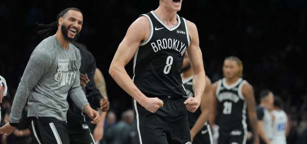 Nets guard Egor Demin sets NBA rookie record with a 3-pointer in 34th straight game