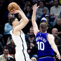 Egor Demin sets NBA rookie 3-point record in return to his 'second home'