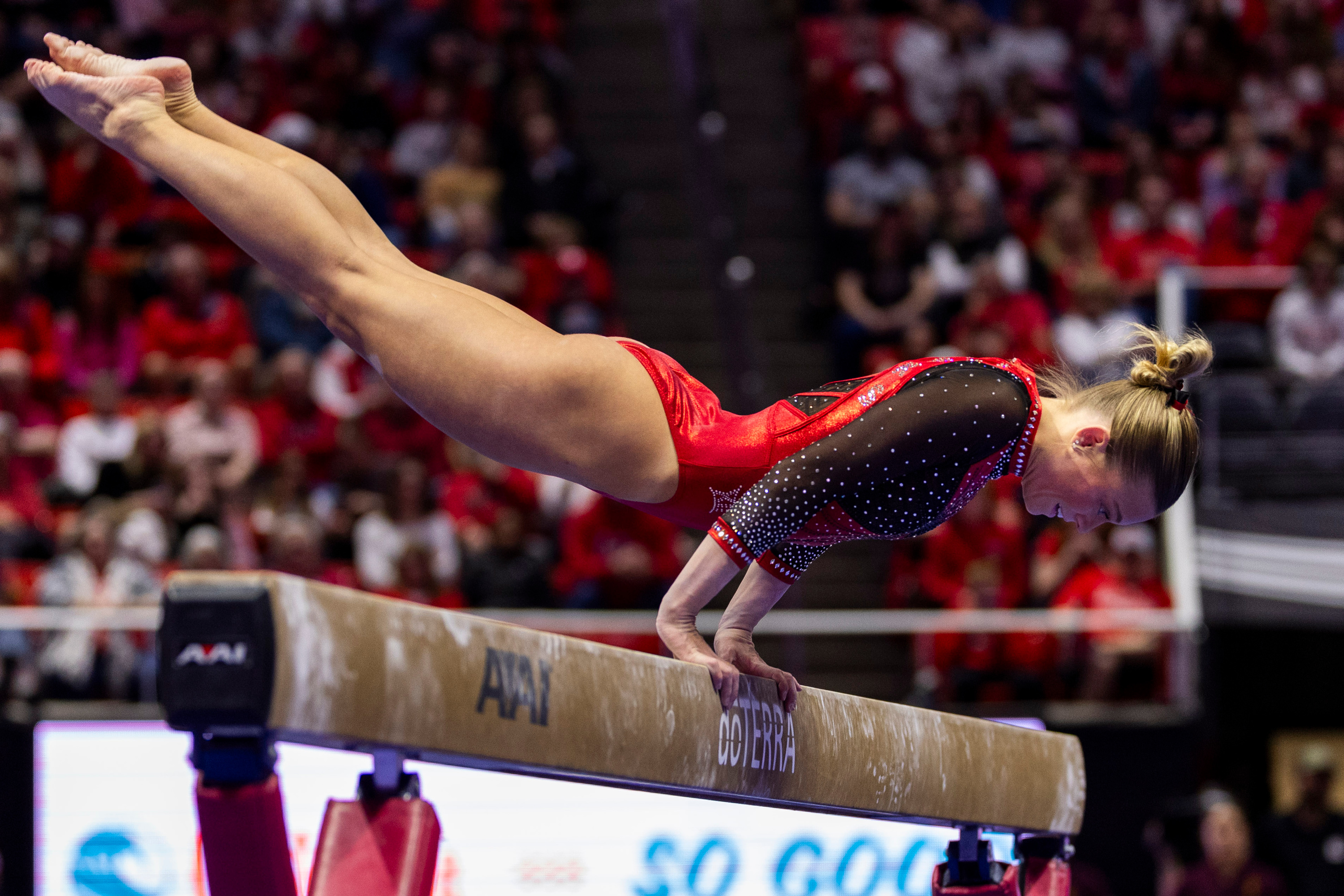 Without 3 starting gymnasts, Red Rocks fall to UCLA in final meet of regular season