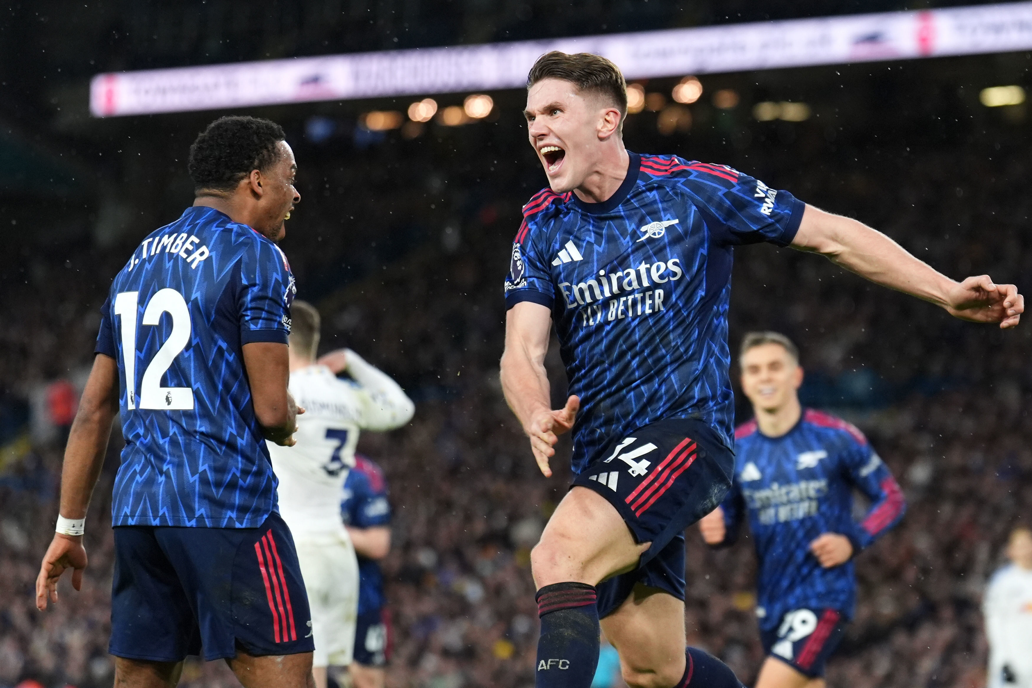 Arsenal routs Leeds 4-0 to open seven point lead in the Premier League