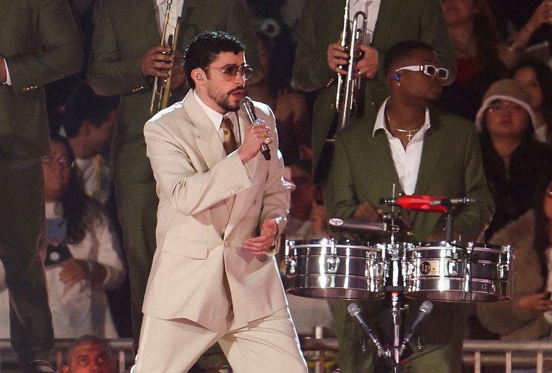 Bad Bunny wins top Grammy prize in a first for a Spanish-language album