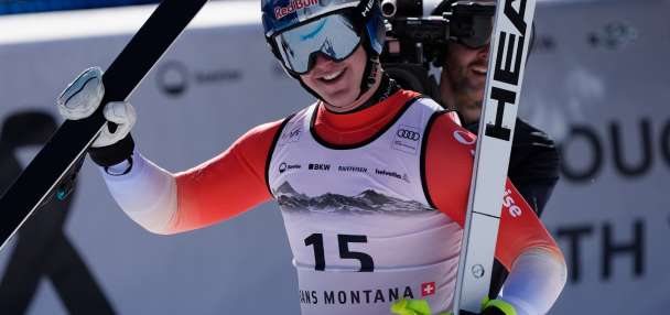 Von Allmen hands Crans-Montana 2nd Swiss victory in 2 days in last World Cup race before Olympics