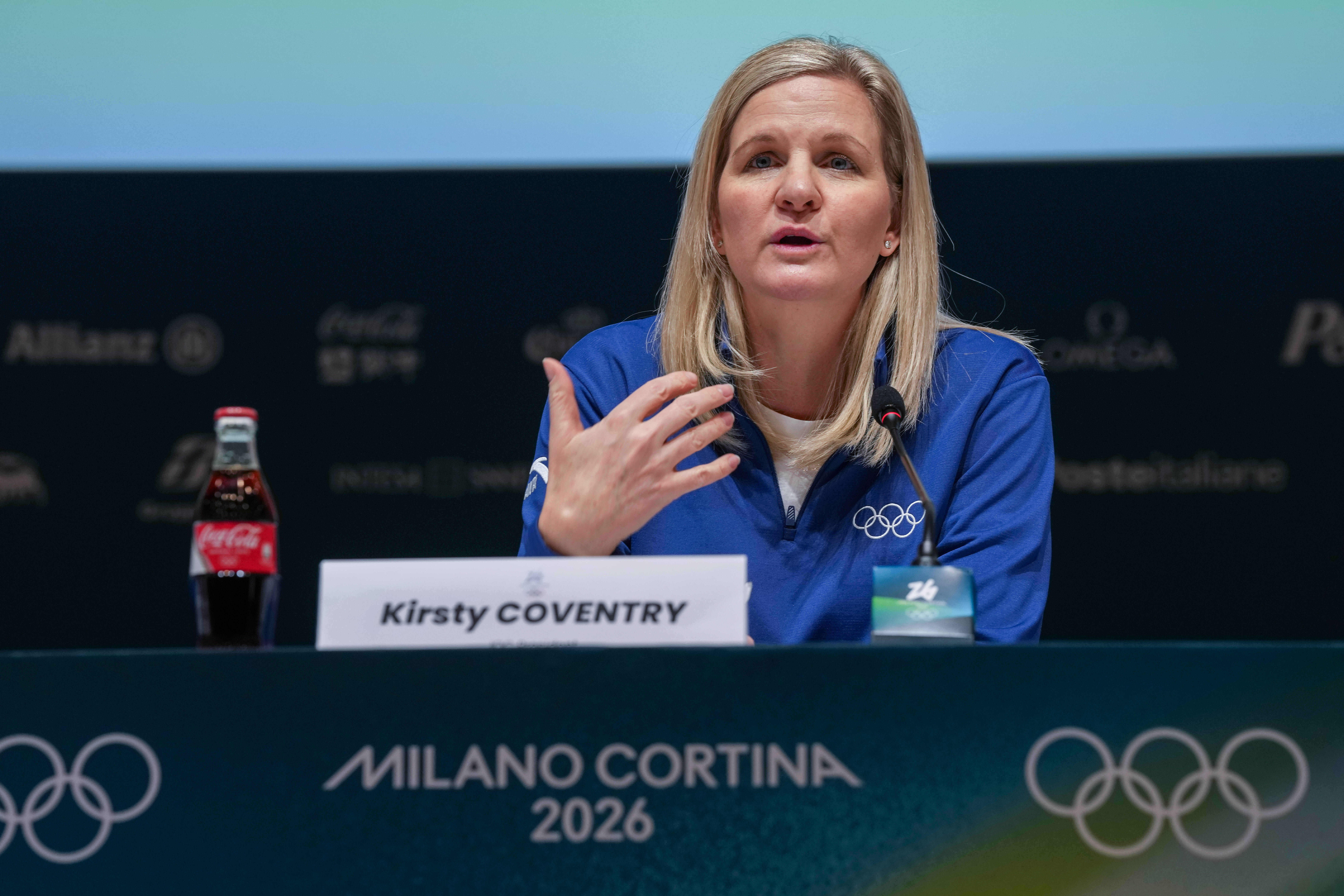 IOC president Kirsty Coventry says ICE and Epstein files are 'sad' distractions from Winter Olympics