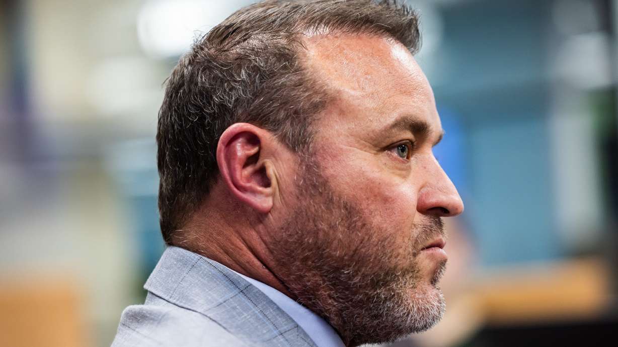 House Speaker Mike Schultz, R-Hooper, at the Triad Center in Salt Lake City on Jan. 7. A proposal championed by Schultz would significantly revamp the state’s Sentencing Commission.