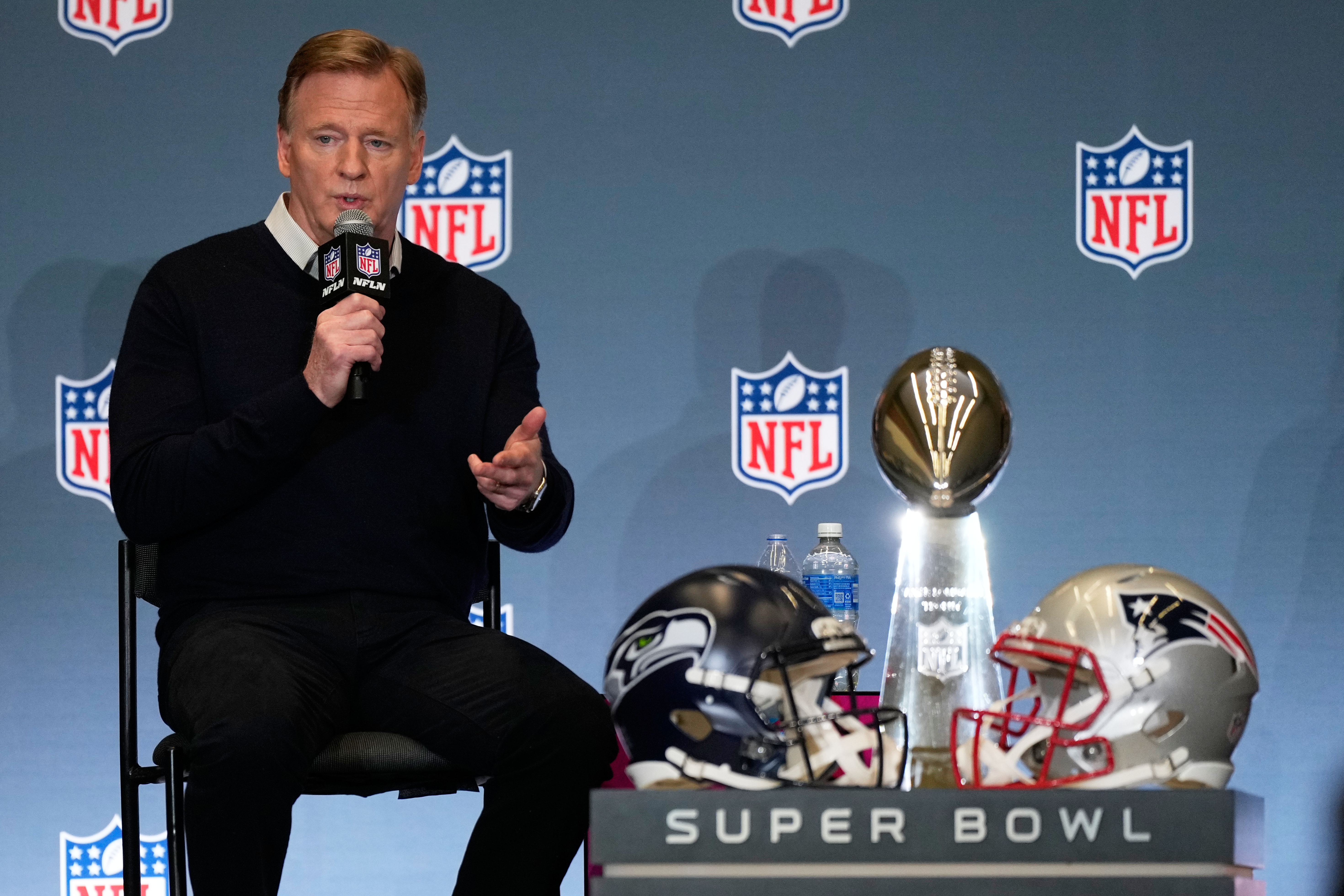 NFL Commissioner Roger Goodell says expanding the regular season to 18 games is 'not a given'
