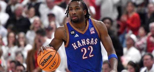 Darryn Peterson hits two late 3s as No. 11 Kansas wins 64-61 at No. 13 Texas Tech