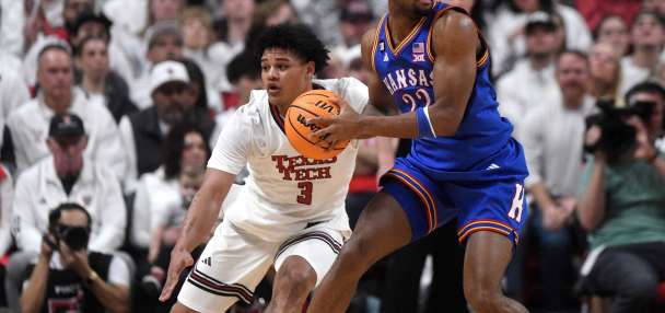 Peterson finally finishes for No. 11 Kansas, hitting two late 3s to beat No. 13 Texas Tech