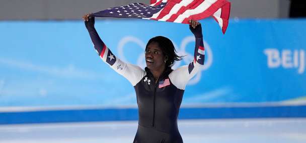 Speedskater Erin Jackson, bobsledder Frank Del Duca picked as US flagbearers for Winter Olympics
