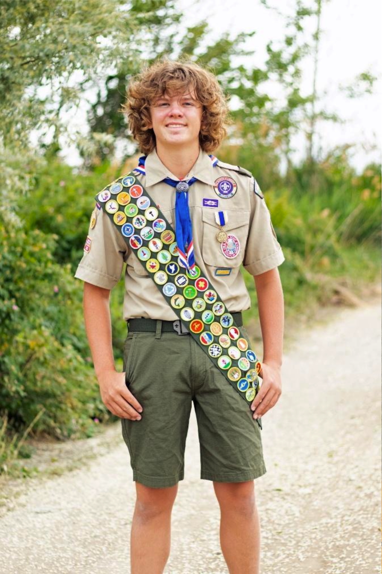 Freemont High School senior Miles Lamb, of Plain City, earned all 141 merit badges Scouting America offers.