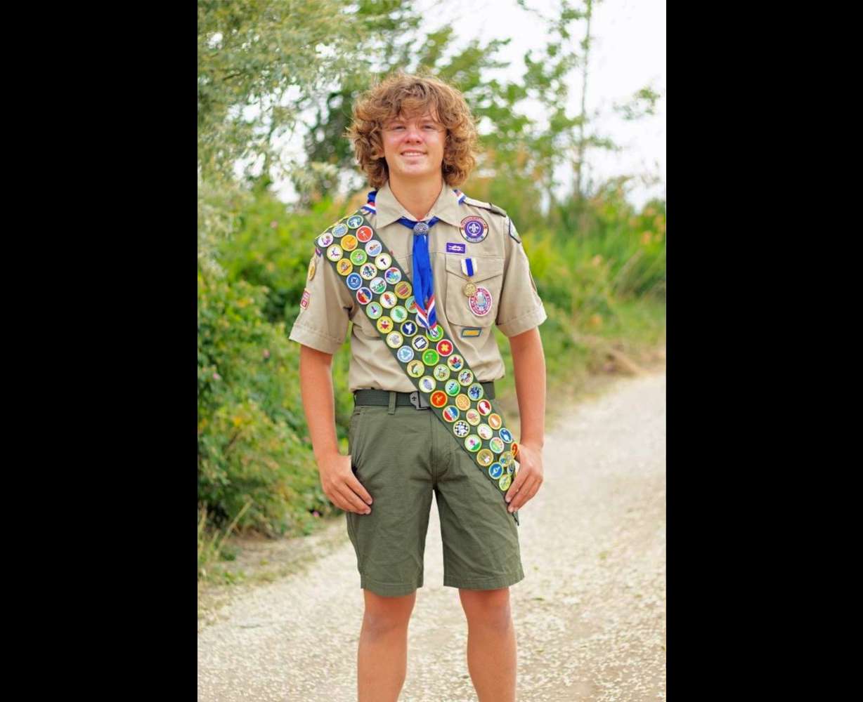 Freemont High School senior Miles Lamb, of Plain City, earned all 141 merit badges Scouting America offers.