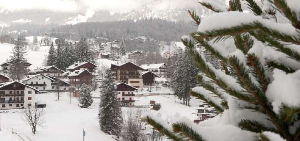 Snowfall helps Cortina prepare for Winter Games as construction crunch continues