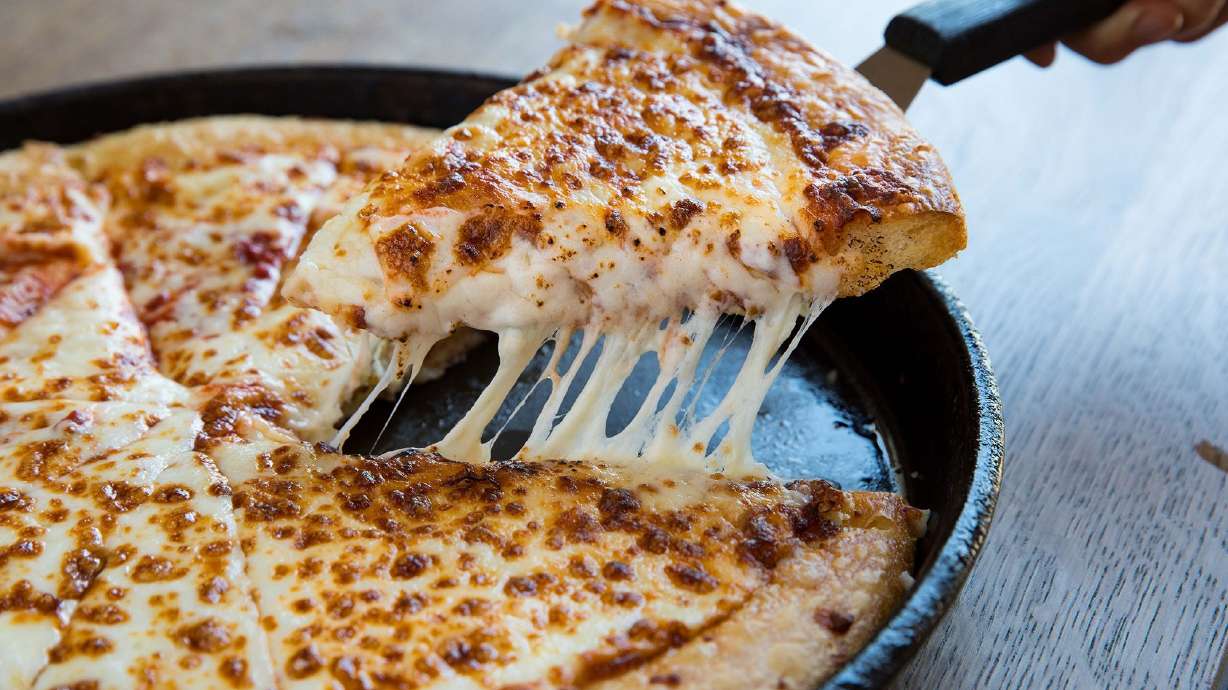 A personal pan pizza from Pizza Hut. The chain is closing hundreds of U.S. locations this year as its parent company undergoes a strategic review of the brand.