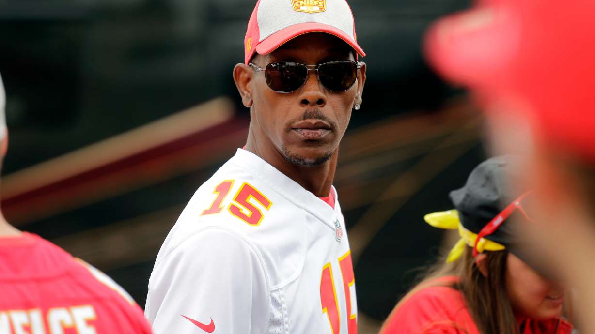 FILE - Pat Mahomes, father of Kansas City Chiefs quarterback Patrick Mahomes, arrives to Mile High Stadium prior to an NFL football game against the Denver Broncos, Oct. 1, 2018, in Denver.