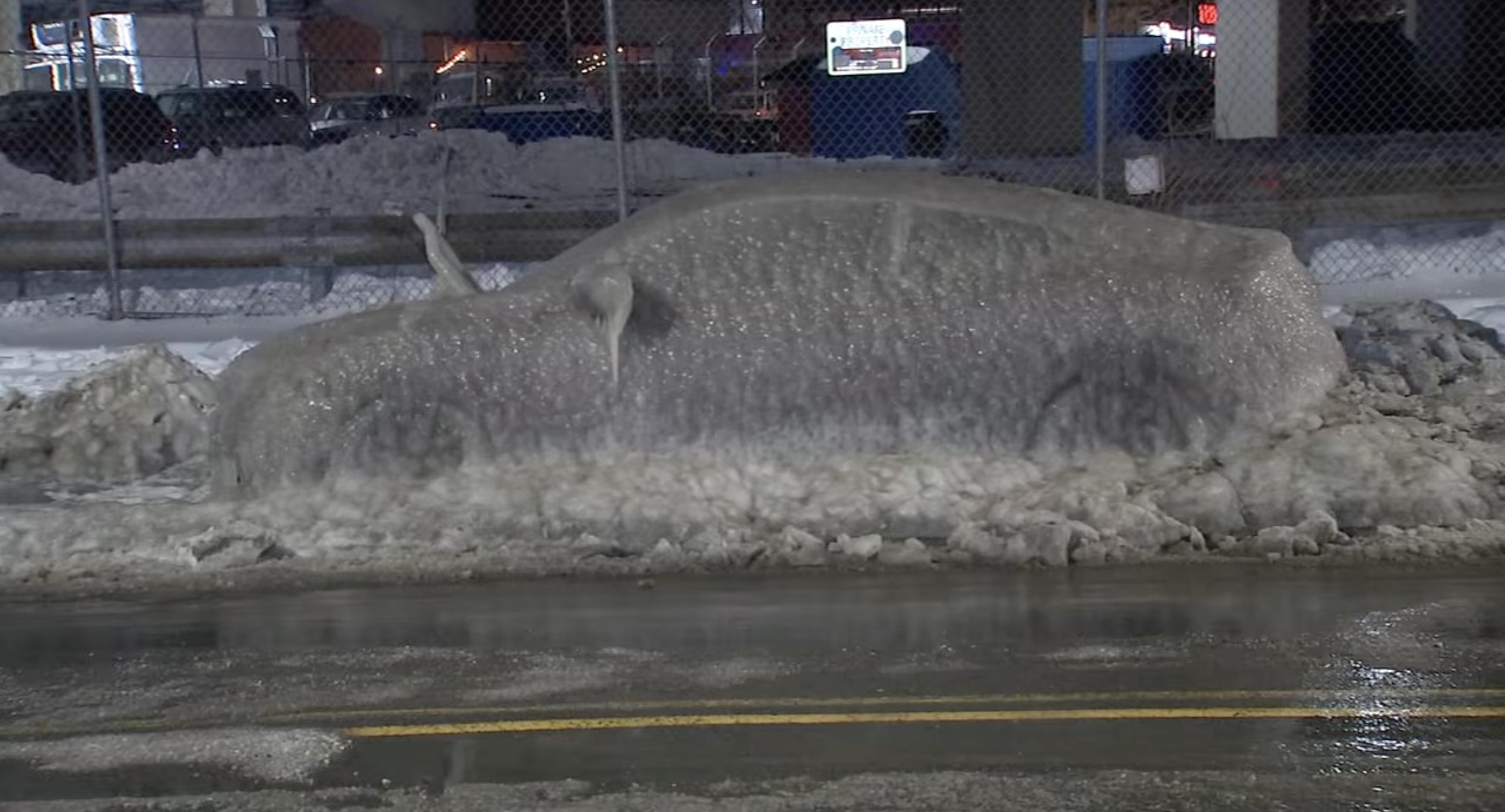 Have You Seen This? Philadelphia woman's car completely encased in ice