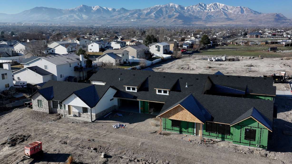 Homes are under construction at The Heather on Parkway, a 55-plus community, in West Valley City on Dec. 30. A new Deseret News poll on Thursday revealed how Utah lawmakers are progressing in making housing affordable.