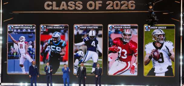Drew Brees and Larry Fitzgerald headline a Hall of Fame class missing Bill Belichick
