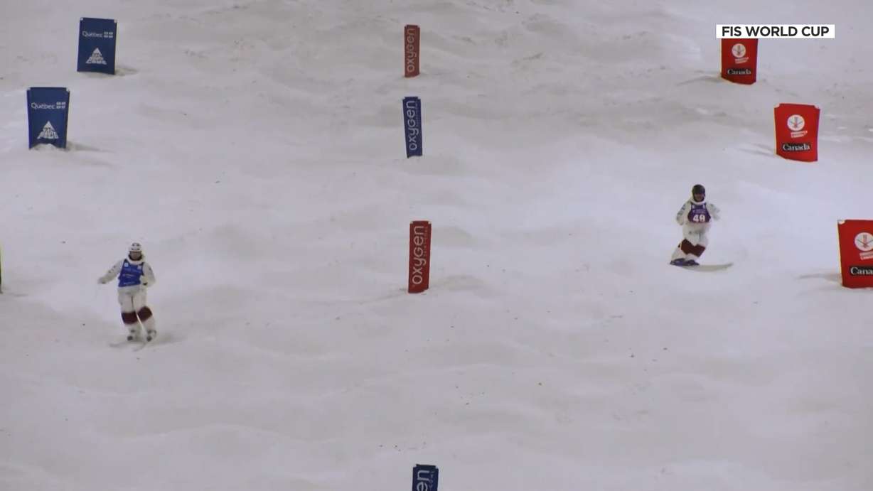 Jaelin Kauf and Elizabeth Lemley ski Mogul doubles at the World Cup in Deer Valley, less than a month before the 2026 U.S. Olympics.