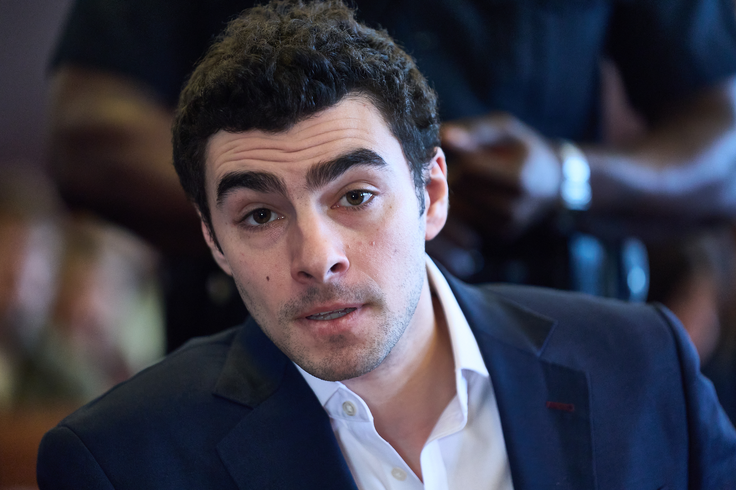 Luigi Mangione appears in Manhattan Criminal Court for an evidence hearing, Dec. 18, in New York. Federal prosecutors said Friday they won't appeal a judge's ruling that bars them from seeking the death penalty against Mangione.