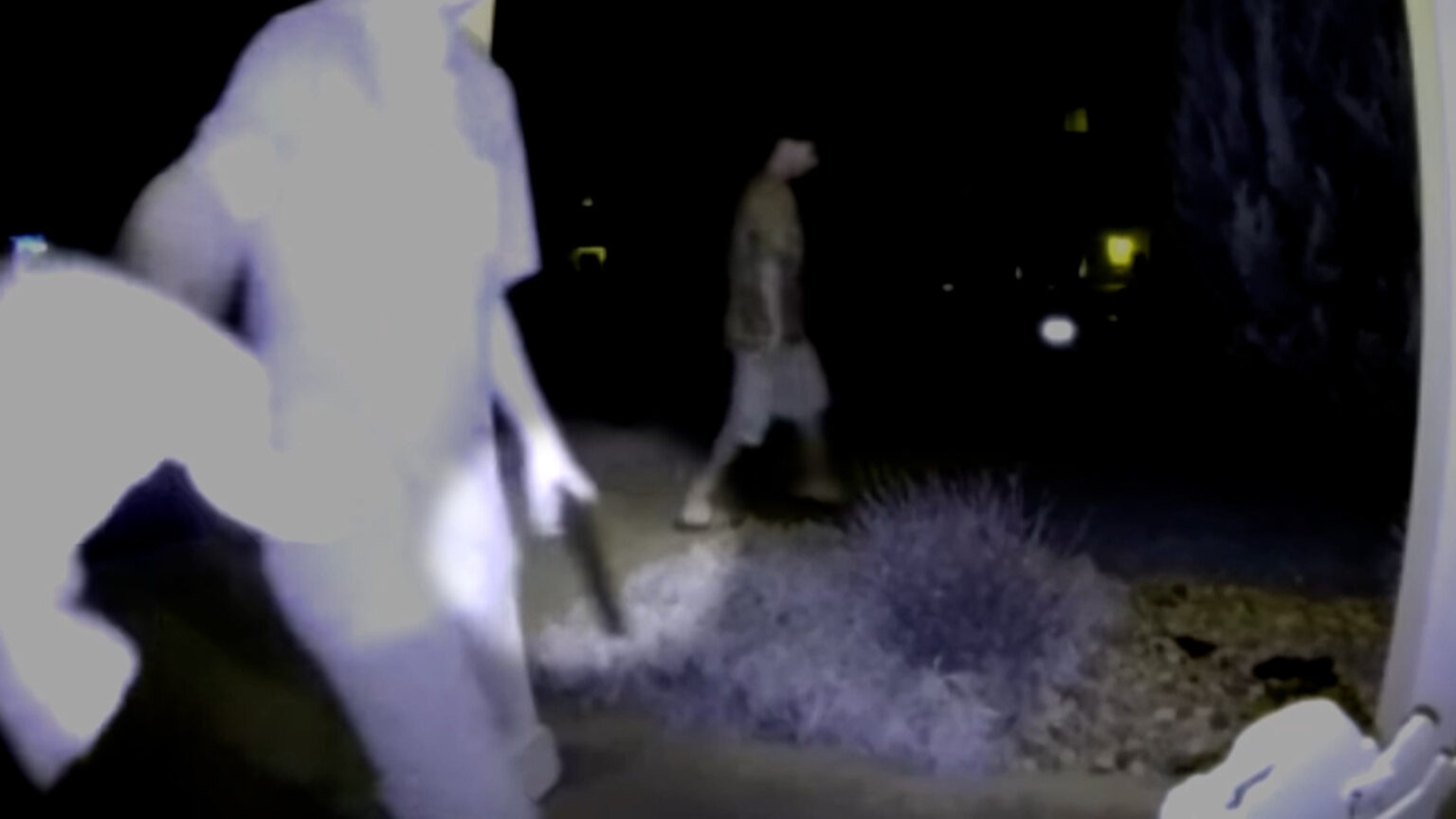 A doorbell camera in Utah County captured a doorbell ditcher holding what appears to be a handgun last year.