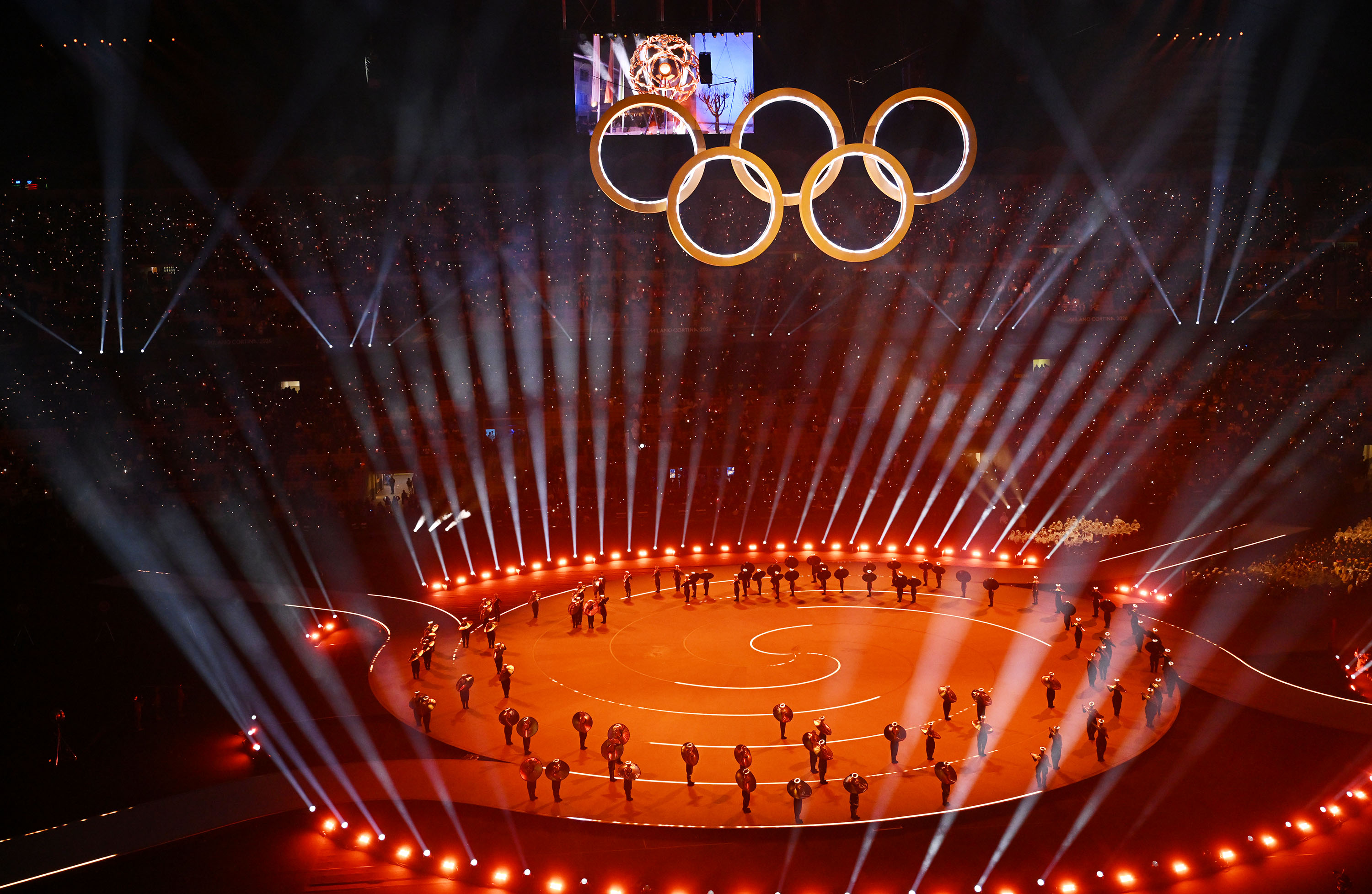 'Widespread Olympics' showcased in opening ceremony for Milan Cortina Winter Games