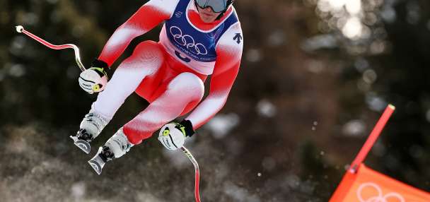 Franjo von Allmen of Switzerland wins men's downhill, first gold medal of Milan Cortina Games
