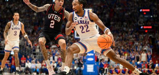 No. 11 Kansas beats Utah 71-59 with top-ranked Arizona looming Monday