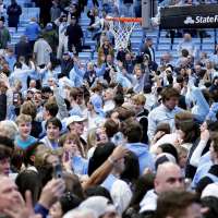 Duke's Scheyer says staff members 'got punched in the face' during court-storming; UNC AD apologizes